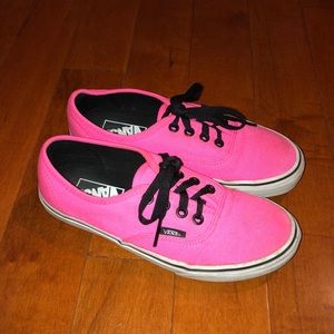 Size 6 Hot Pink Vans